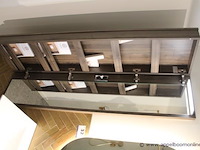 Showroom badkamermeubel vv dubbele spoelbak en kolomkast afm 152x52 / 175x40x15cm - afbeelding 4 van  4