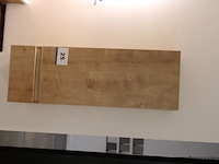 Showroom badkamermeubel vv enkele spoelbak plus kolomkast afm 140x51 / 102x35cm - afbeelding 2 van  5