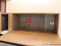 Showroom badkamermeubel vv enkele spoelbak plus kolomkast afm 140x51 / 102x35cm - afbeelding 4 van  5