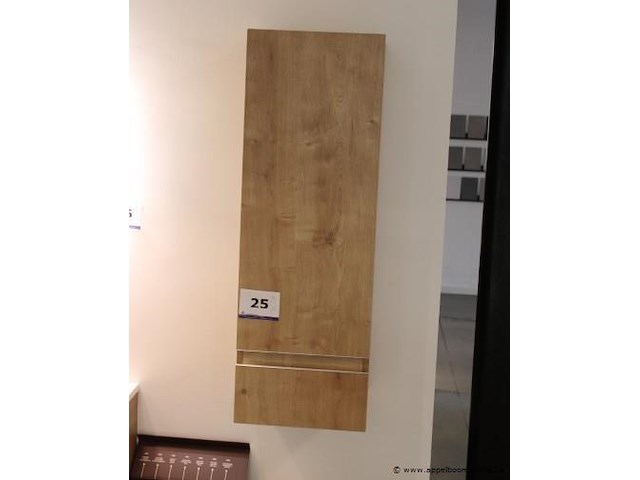 Showroom badkamermeubel vv enkele spoelbak plus kolomkast afm 140x51 / 102x35cm - afbeelding 2 van  5