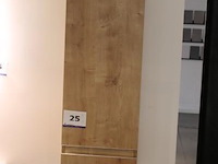 Showroom badkamermeubel vv enkele spoelbak plus kolomkast afm 140x51 / 102x35cm - afbeelding 2 van  5