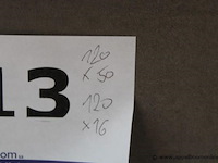 Showroom badkamermeubel vv enkele spoelbak plus spiegelkast afm 120x50 / 120x16cm - afbeelding 4 van  4