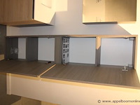 Showroom badkamermeubel vv enkele spoelbak plus spiegelkast en kolomkast afm 80x45 / 160x35 / 80x58x13cm - afbeelding 4 van  5