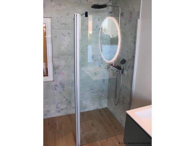 Showroom inloopdouche vv doucheglas 95x200cm - afbeelding 1 van  2