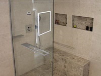 Showroom inloopdouche vv doucheglas afm 118x200cm - afbeelding 1 van  3