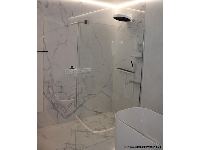 Showroom inloopdouche vv doucheglas afm 140x200cm - afbeelding 1 van  4