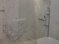 Showroom inloopdouche vv doucheglas afm 140x200cm - afbeelding 1 van  4