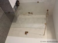 Showroom inloopdouche vv doucheglas afm 160x200cm