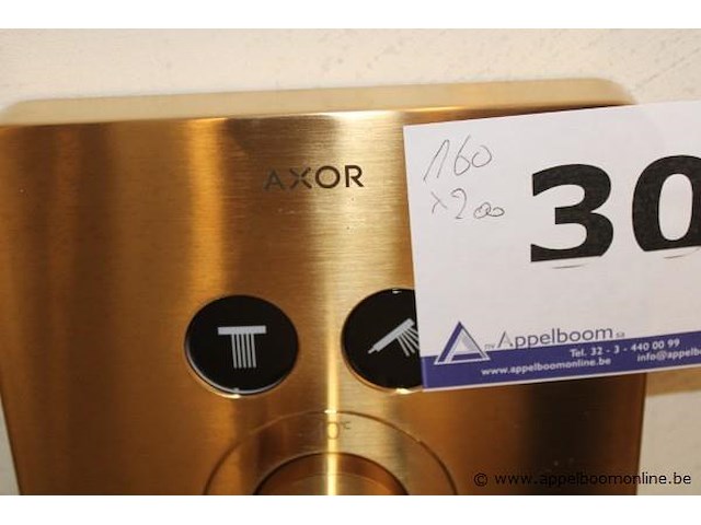 Showroom inloopdouche vv doucheglas afm 160x200cm - afbeelding 3 van  3