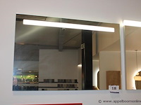 Showroom wandspiegel vv verlichting afm 100x65cm