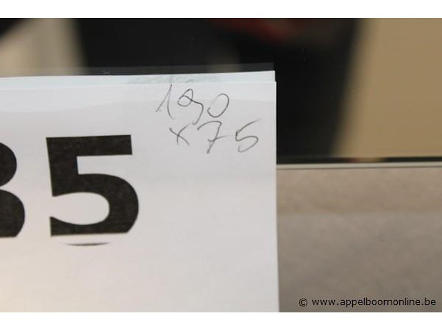 Showroom wandspiegel vv verlichting afm 190x75cm - afbeelding 2 van  2