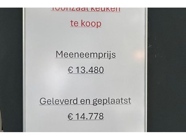 Showroomkeuken met toestellen - afbeelding 48 van  50