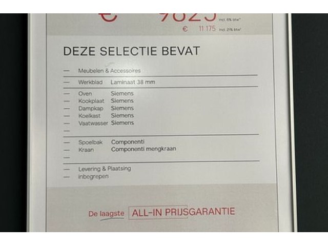 Showroomkeuken met toestellen - afbeelding 30 van  30