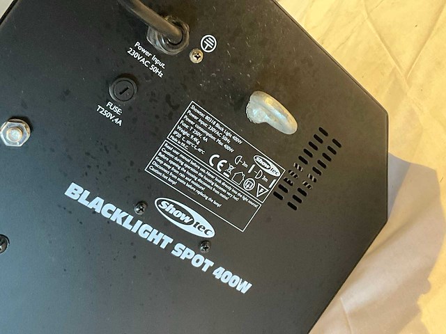 Showtec blacklight spotlight - afbeelding 2 van  3