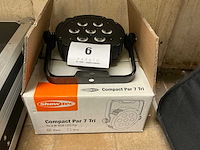 Showtec compact par 7-3 led spot (2x) - afbeelding 1 van  5