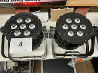 Showtec compact par 7-3 led spot (4x) - afbeelding 1 van  5