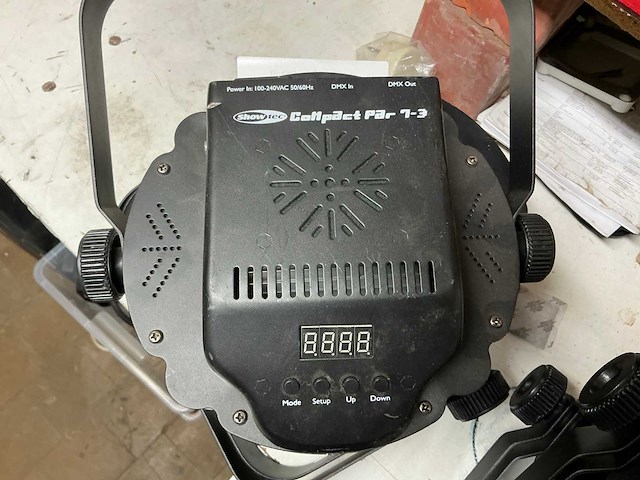 Showtec compact par 7-3 led spot (4x) - afbeelding 4 van  5