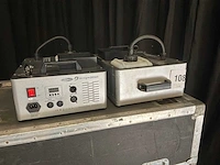 Showtec dragon 1500up/rgb rookmachine (2x)