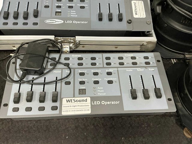 Showtec led operator lichtmengtafel (2x) - afbeelding 2 van  3
