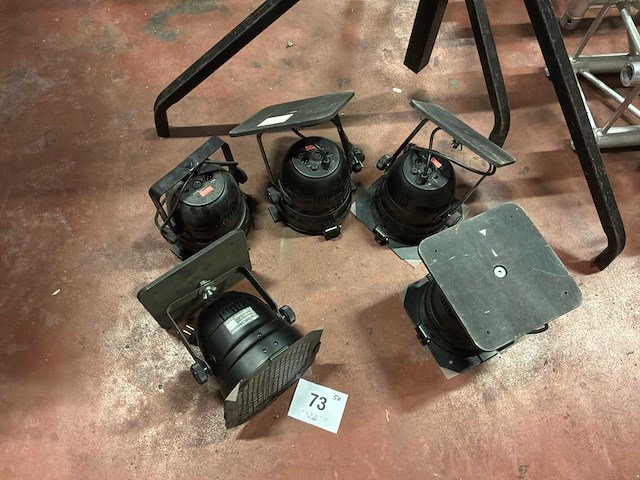 Showtec led parcan 56 (5x) - afbeelding 2 van  8