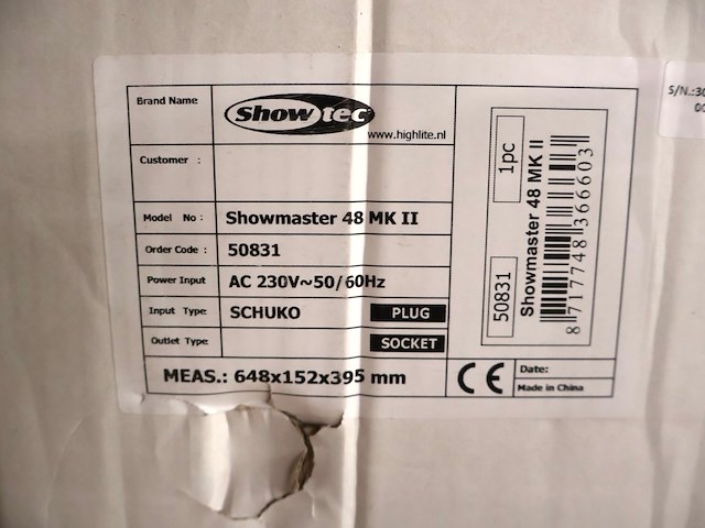 Showtec mengpaneel - afbeelding 2 van  3