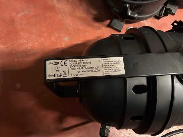 Showtec par 64 can (21x) - afbeelding 3 van  6