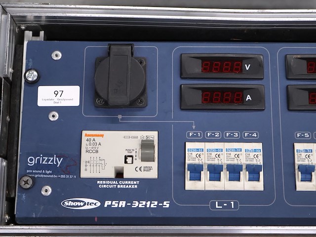 Showtec power verdeler - afbeelding 2 van  4