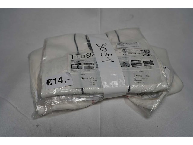 Showtex - set of trussleeve white 27 cm - sign - afbeelding 1 van  1