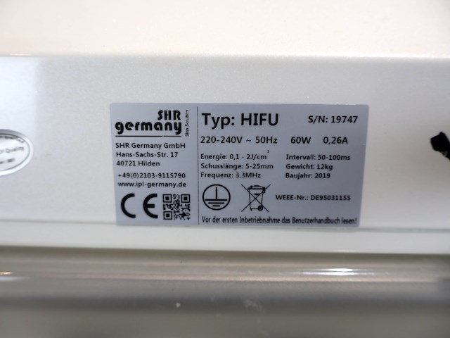 Shr germany hifu - afbeelding 2 van  11