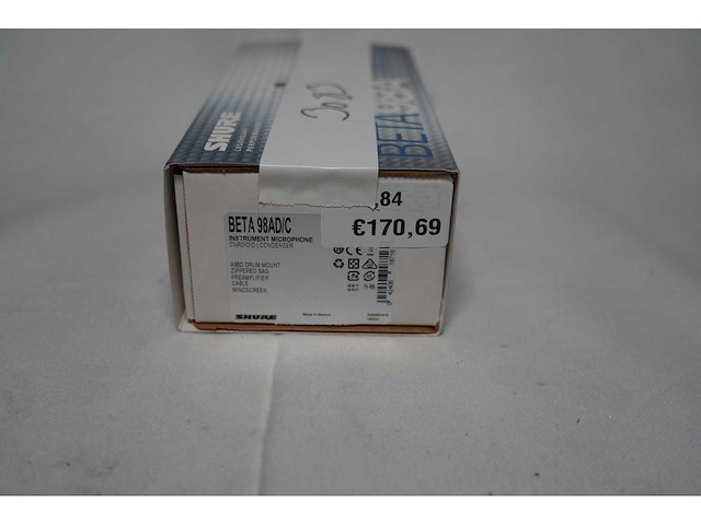 Shure - beta 98ad/c - afbeelding 1 van  1