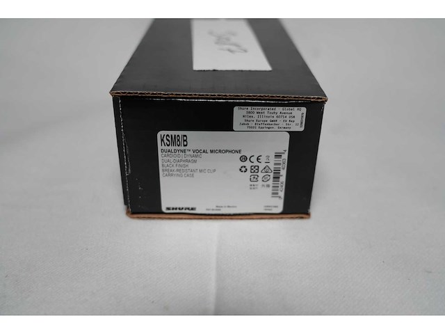 Shure - ksm8/b - afbeelding 1 van  1