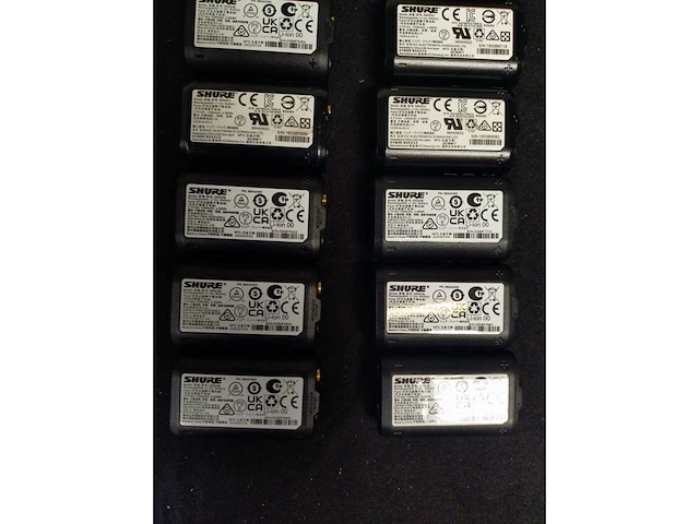 Shure - sb900a/b - 10x rechargeable batteries for shure wireless microphones and bodypacks - afbeelding 3 van  3