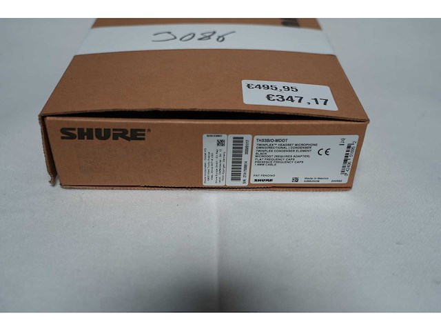 Shure - th53b/o-mdot - afbeelding 1 van  1