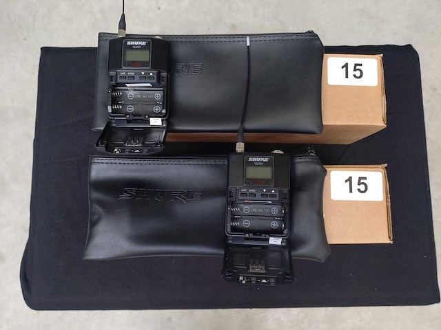 Shure - ulxd1 (h51) - 2x wireless bodpypack transmitter - afbeelding 2 van  2