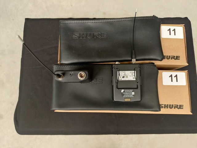 Shure - ulxd1 (h51) - 2x wireless bodypack transmitter - afbeelding 2 van  2