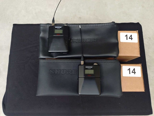 Shure - ulxd1 (h51) - 2x wireless bodypack transmitter - afbeelding 1 van  2