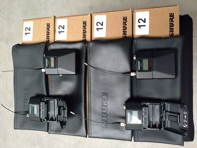 Shure - ulxd1 (h51) - 4x wireless bodypack transmitter - afbeelding 1 van  2