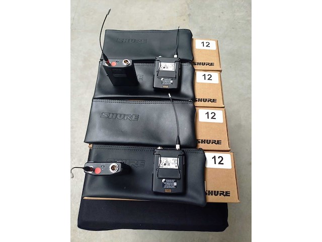 Shure - ulxd1 (h51) - 4x wireless bodypack transmitter - afbeelding 2 van  2