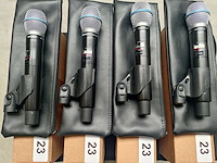 Shure - ulxd2/beta87a (h51) - 4x wireless handheld microphone - afbeelding 2 van  4