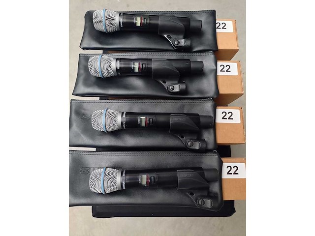 Shure - ulxd2/beta87a (h51) - 4x wireless handheld microphone - afbeelding 1 van  4