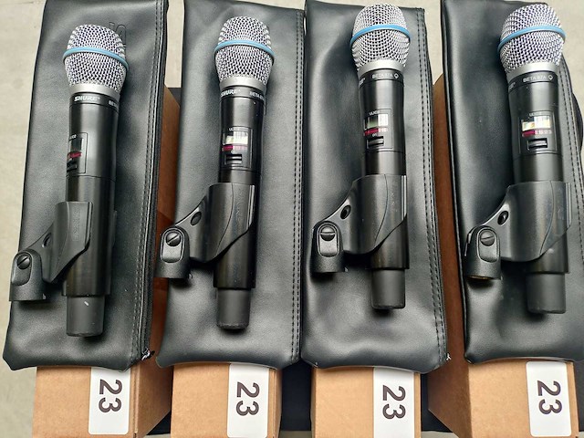 Shure - ulxd2/beta87a (h51) - 4x wireless handheld microphone - afbeelding 2 van  4