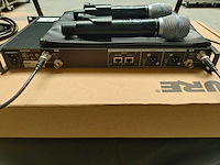 Shure - ulxd4d (h51) - dual wireless microphone kit - afbeelding 3 van  4