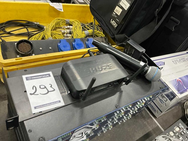 Shure glx d4 draadloze microfoon - afbeelding 1 van  3