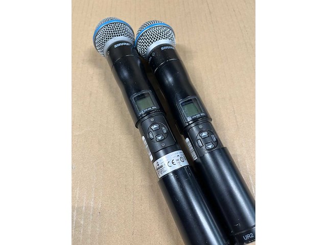 Shure ur4d-g1e 2ch set (470-530mhz) - afbeelding 7 van  16