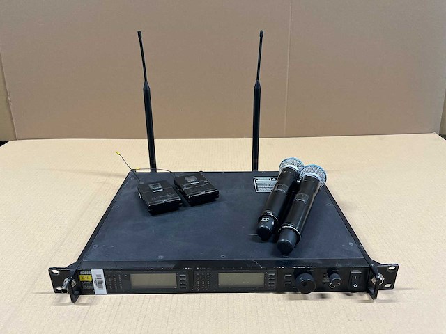 Shure ur4d-g1e 2ch set (470-530mhz) - afbeelding 1 van  16
