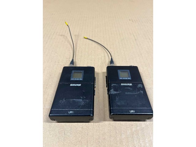 Shure ur4d-g1e 2ch set (470-530mhz) - afbeelding 16 van  16