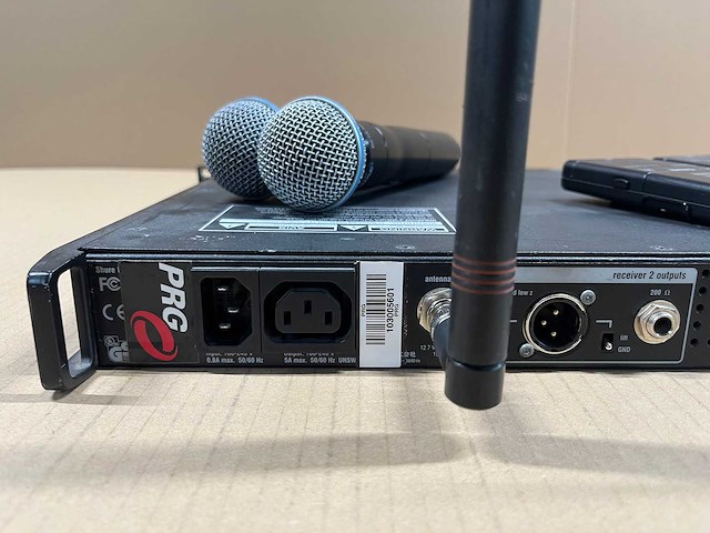 Shure ur4d-g1e 2ch set (470-530mhz) - afbeelding 14 van  16
