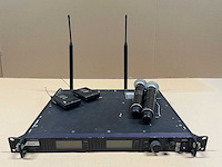 Shure ur4d-h4e 2ch wireless receiver set (518-578mhz) - afbeelding 1 van  8