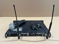 Shure ur4d-h4e 2ch wireless receiver set (518-578mhz) - afbeelding 12 van  14