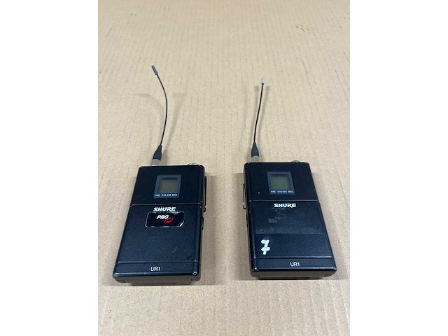 Shure ur4d-h4e 2ch wireless receiver set (518-578mhz) - afbeelding 12 van  14